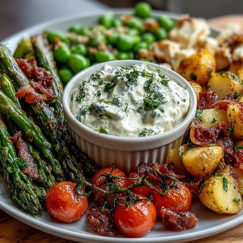 Spring Food Board Radishes Peas