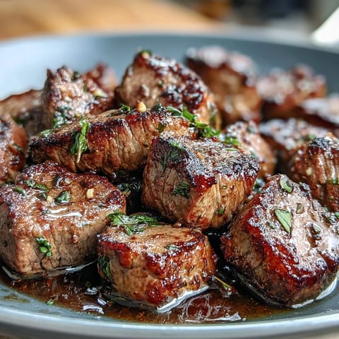 One-Pan Garlic Herb Steak
