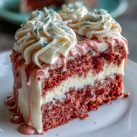 A blush-pink rosé velvet cake with elegant gold drip, perfect for bridal showers and special celebrations.