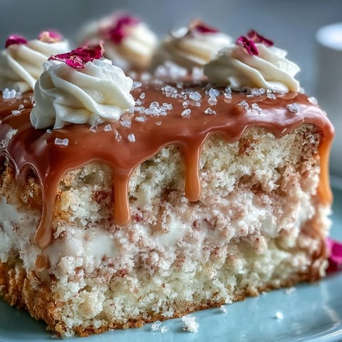 Elegant pink rosé velvet cake, perfect for showers with creamy frosting.