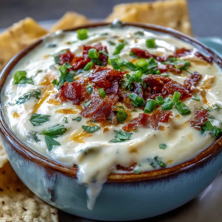 Rich, cheesy Queso Dip in a bowl surrounded by tortilla chips and fresh vegetable sticks.