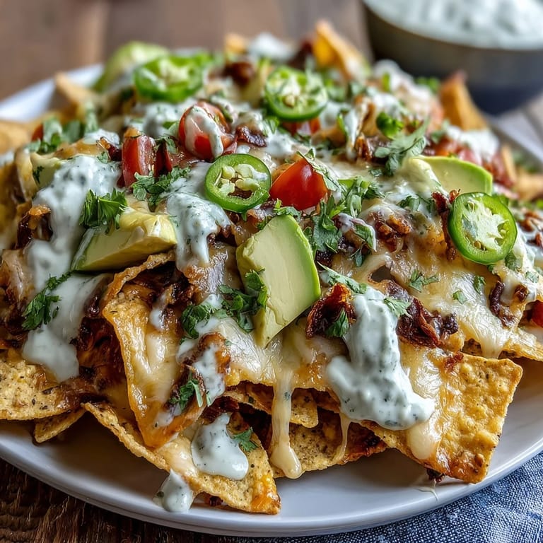A platter of Soccer Game Day Nachos with Cheese Sauce, loaded with toppings and served with lime wedges for zesty flavor.