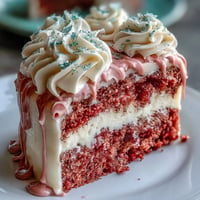 A blush-pink rosé velvet cake with elegant gold drip, perfect for bridal showers and special celebrations.